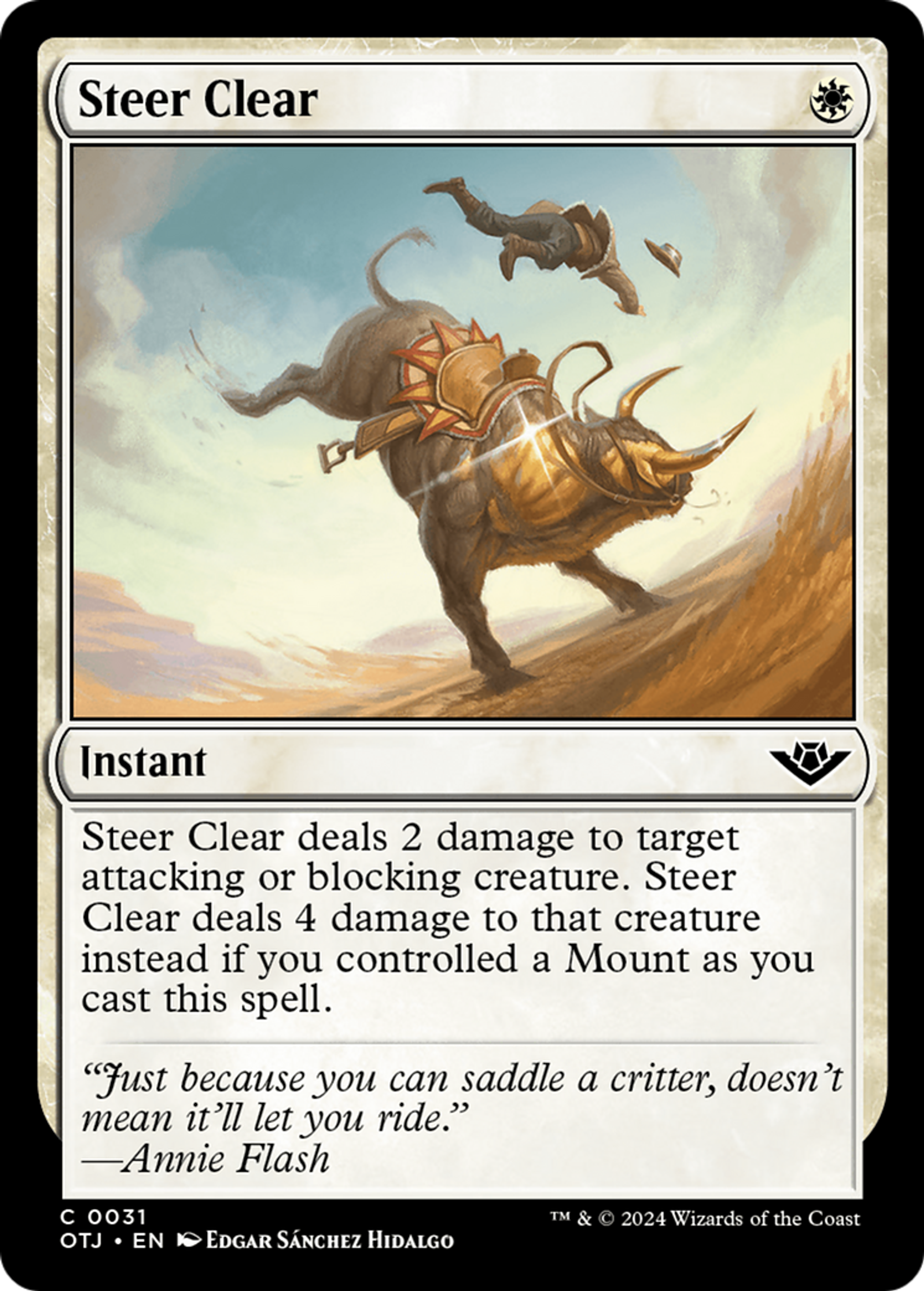 Steer Clear — Outlaws of Thunder Junction — Magic: The Gathering