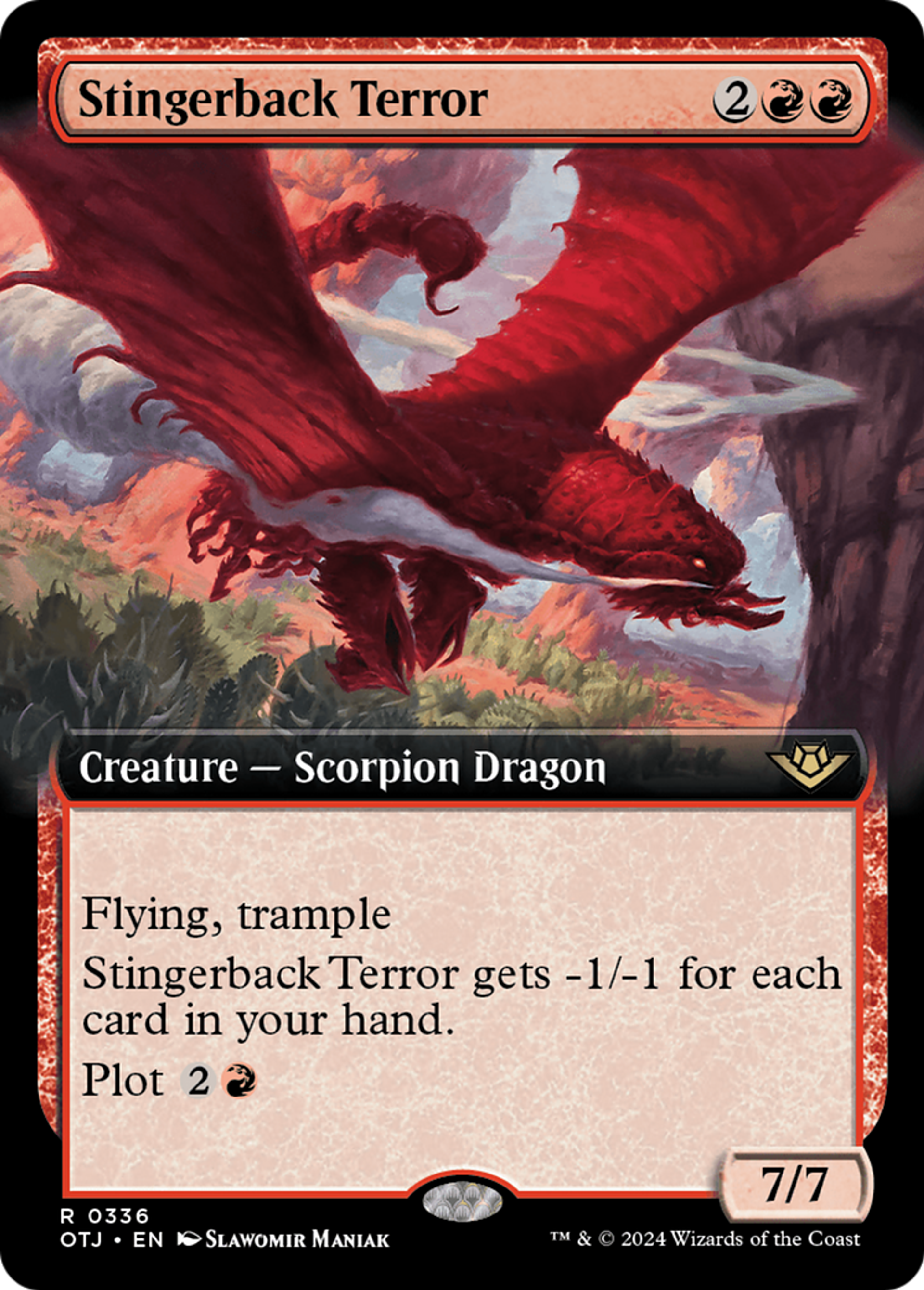 Stingerback Terror — Outlaws of Thunder Junction — Magic: The Gathering