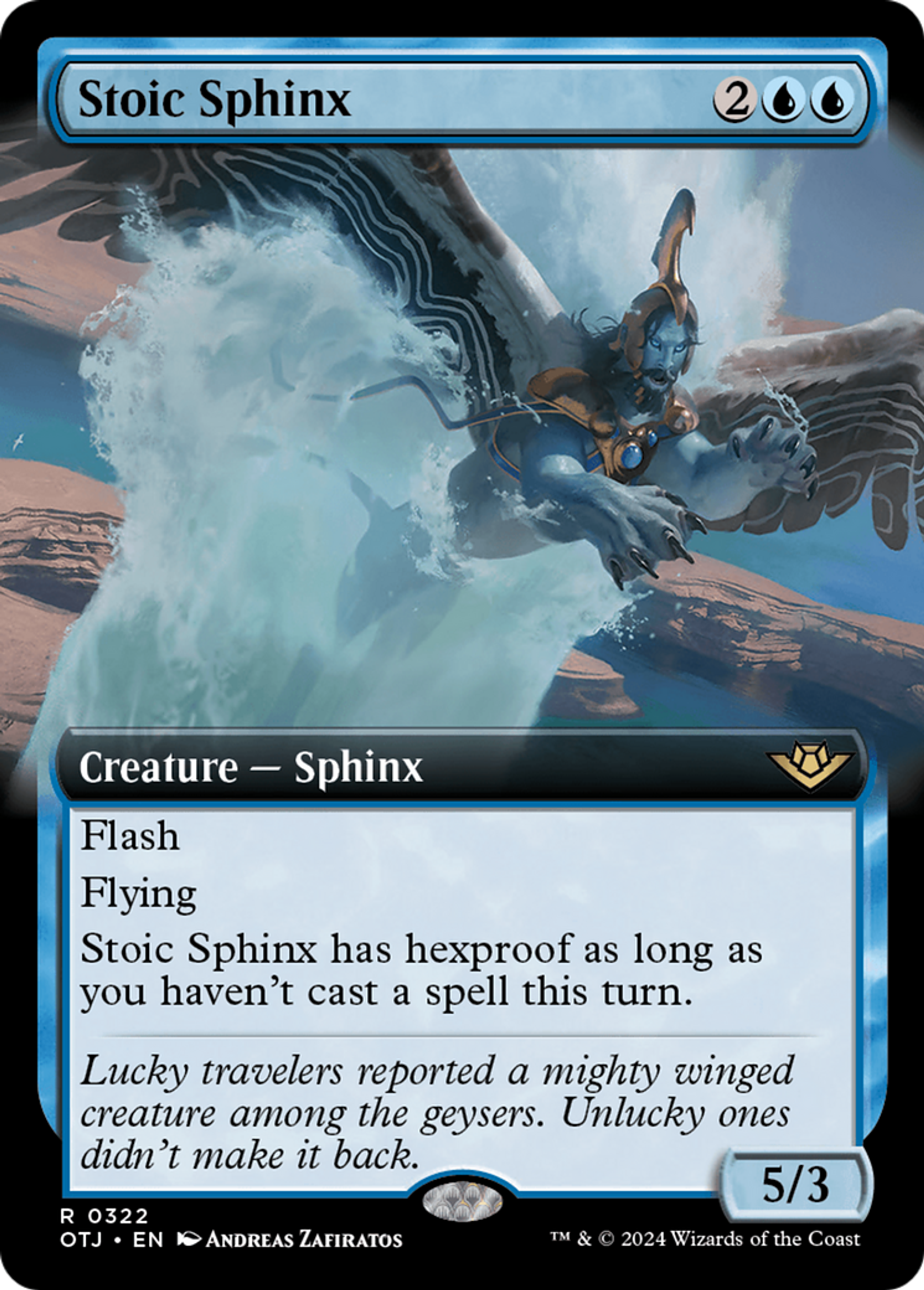 Stoic Sphinx — Outlaws of Thunder Junction — Magic: The Gathering