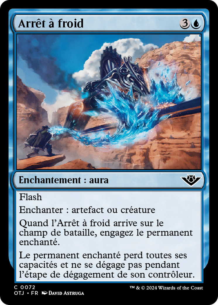 Arrêt à froid — Outlaws of Thunder Junction — Magic: The Gathering