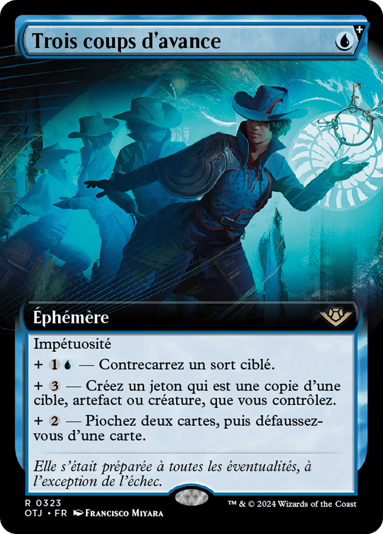 Trois coups d'avance — Outlaws of Thunder Junction — Magic: The Gathering