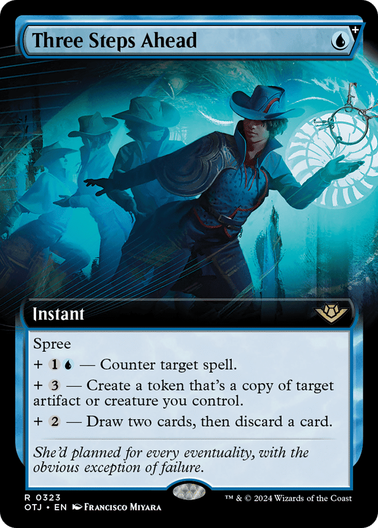 Three Steps Ahead — Outlaws of Thunder Junction — Magic: The Gathering