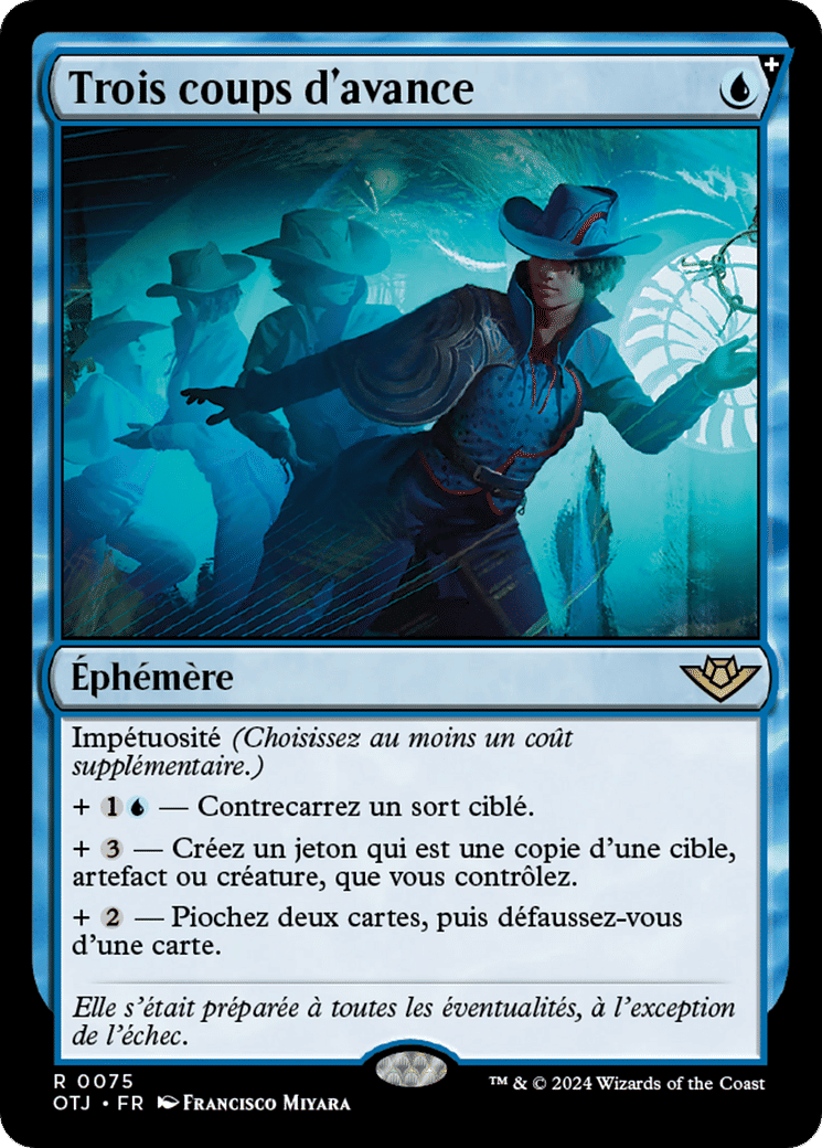 Trois coups d'avance — Outlaws of Thunder Junction — Magic: The Gathering