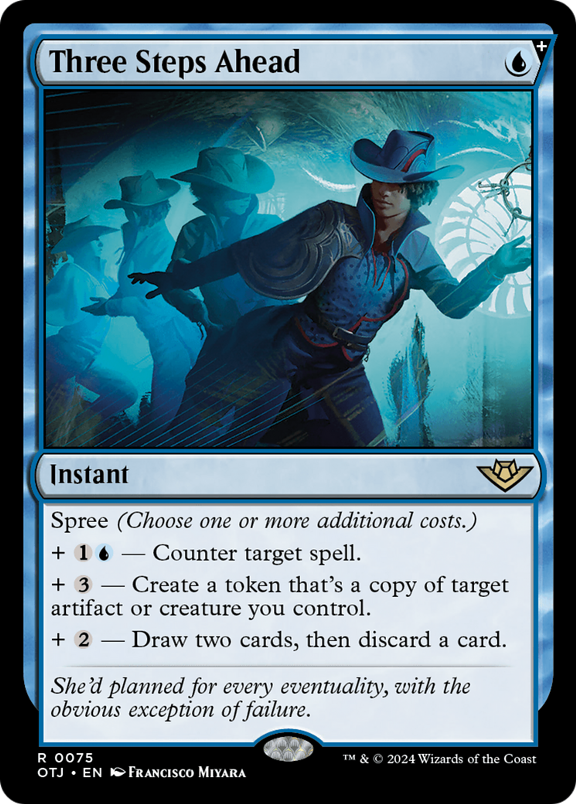 Three Steps Ahead — Outlaws of Thunder Junction — Magic: The Gathering