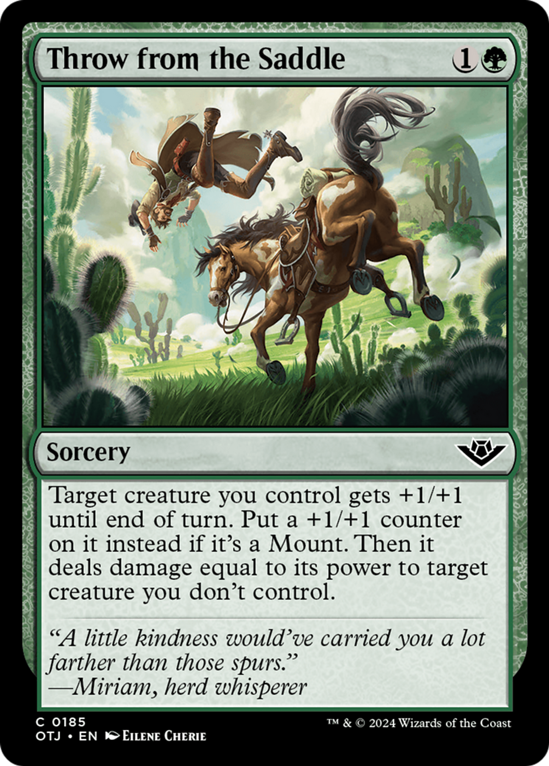 Throw from the Saddle — Outlaws of Thunder Junction — Magic: The Gathering