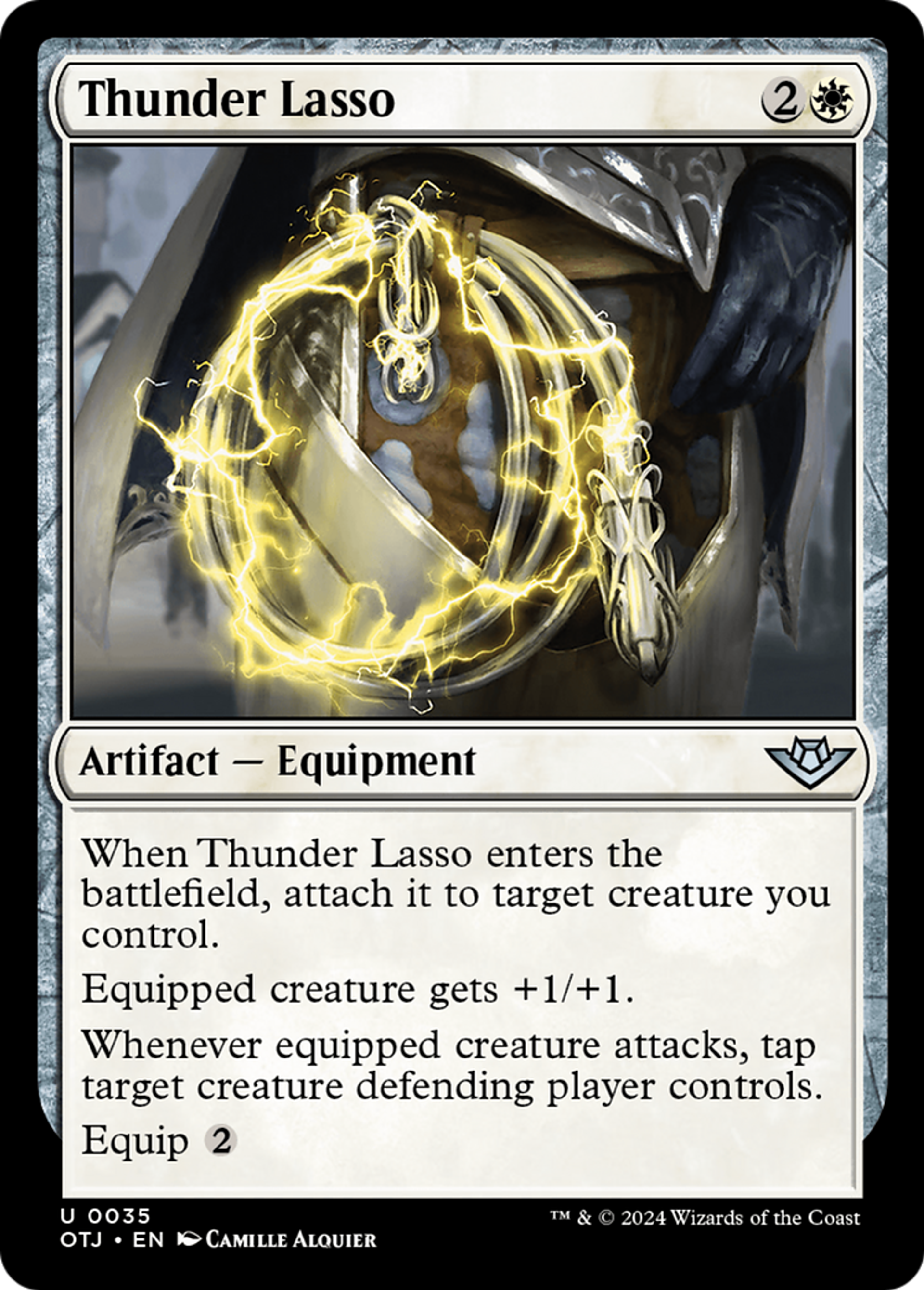 Thunder Lasso — Outlaws of Thunder Junction — Magic: The Gathering