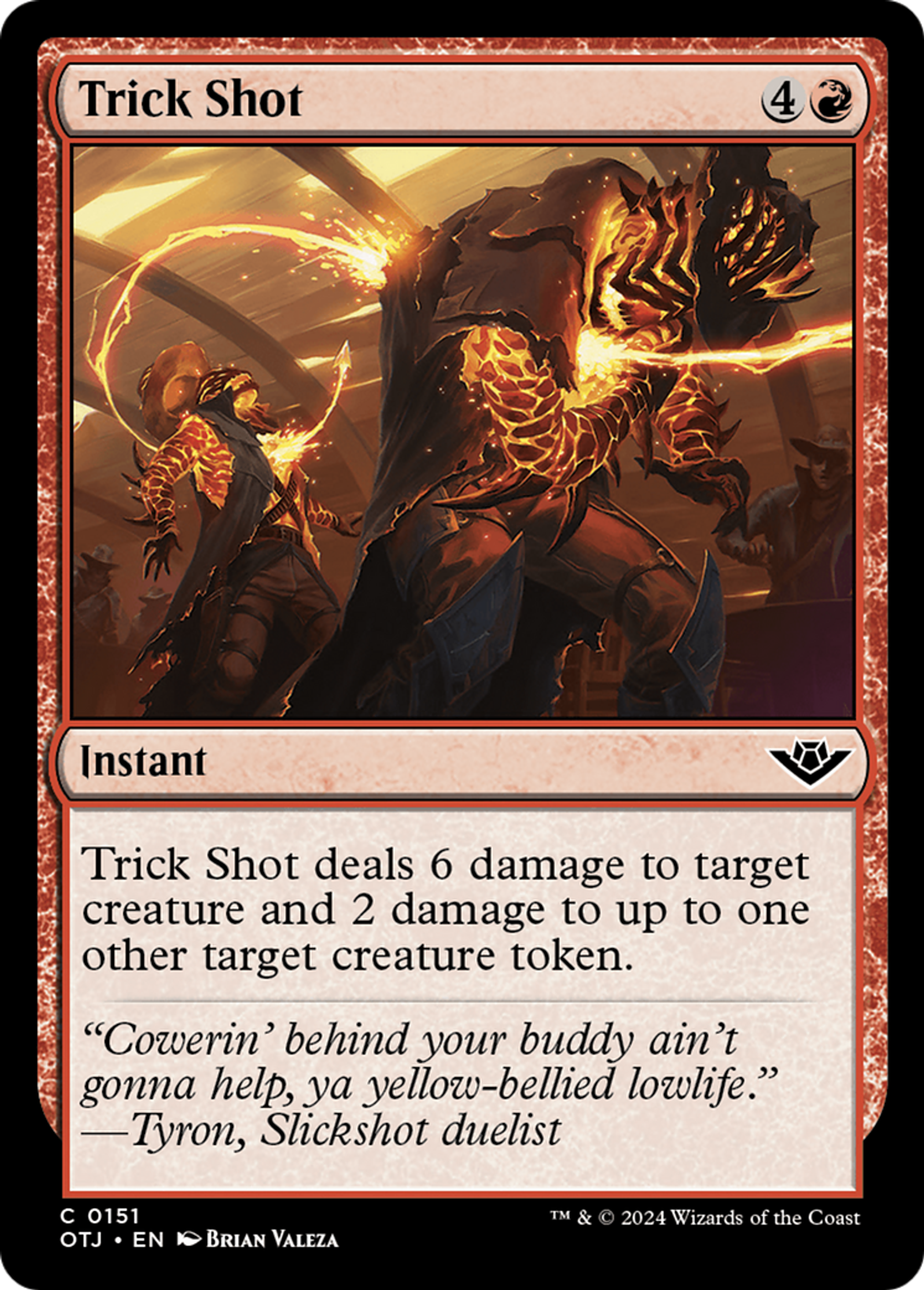 Tir truqué — Outlaws of Thunder Junction — Magic: The Gathering
