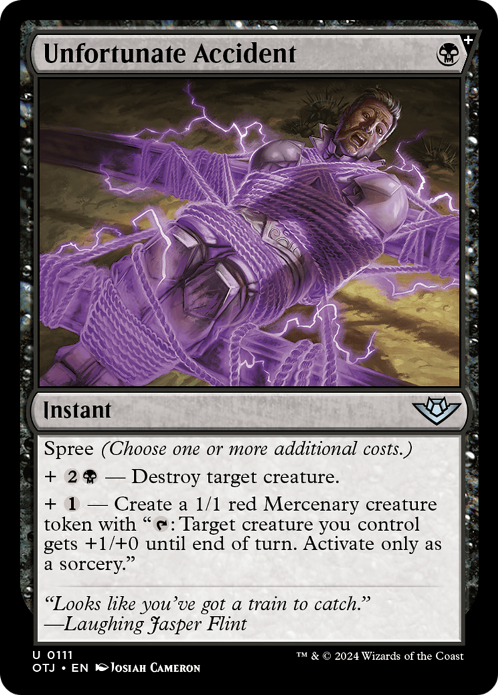 Accident malencontreux — Outlaws of Thunder Junction — Magic: The Gathering
