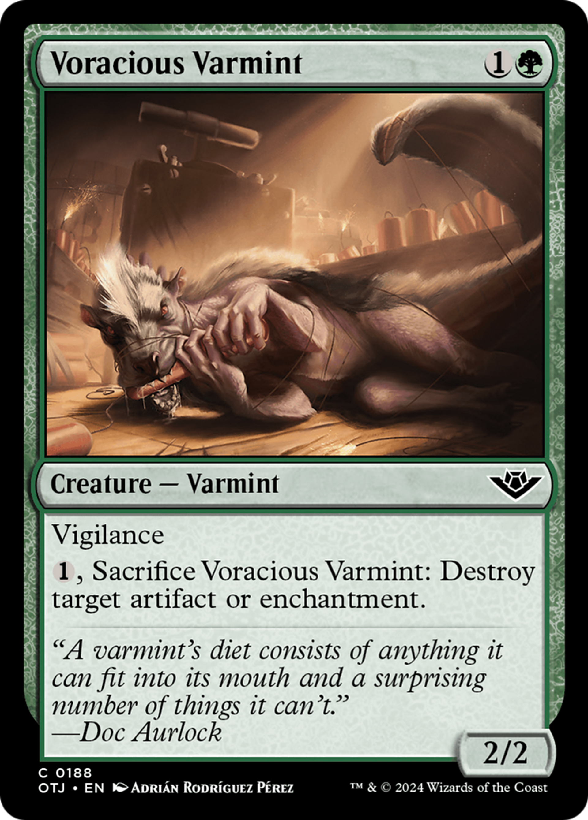 Voracious Varmint — Outlaws of Thunder Junction — Magic: The Gathering
