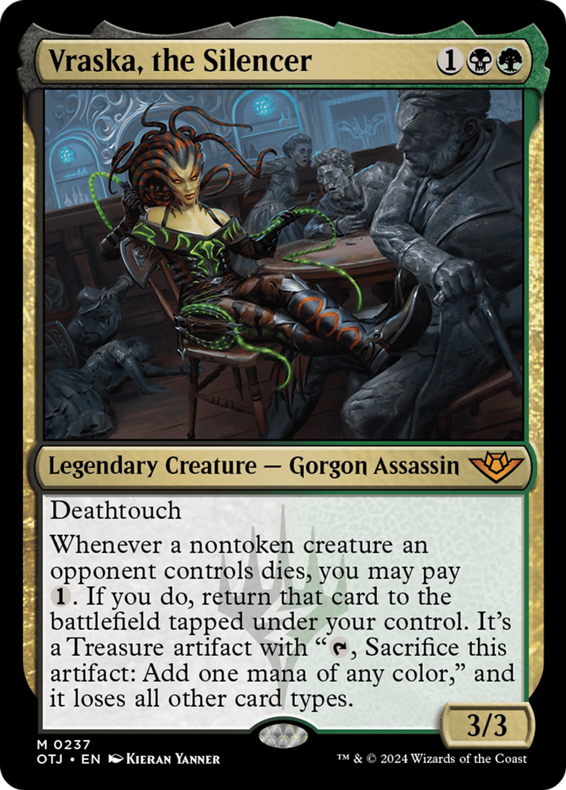Vraska, the Silencer — Outlaws of Thunder Junction — Magic: The Gathering
