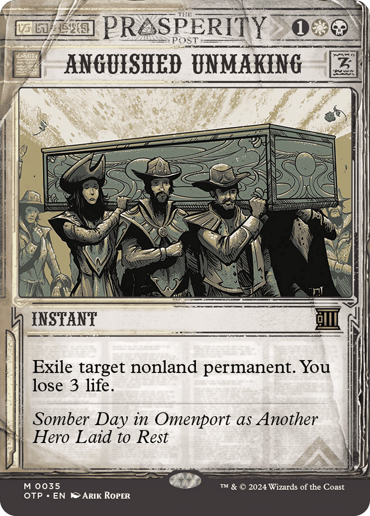 Anguished Unmaking — Breaking News — Magic: The Gathering