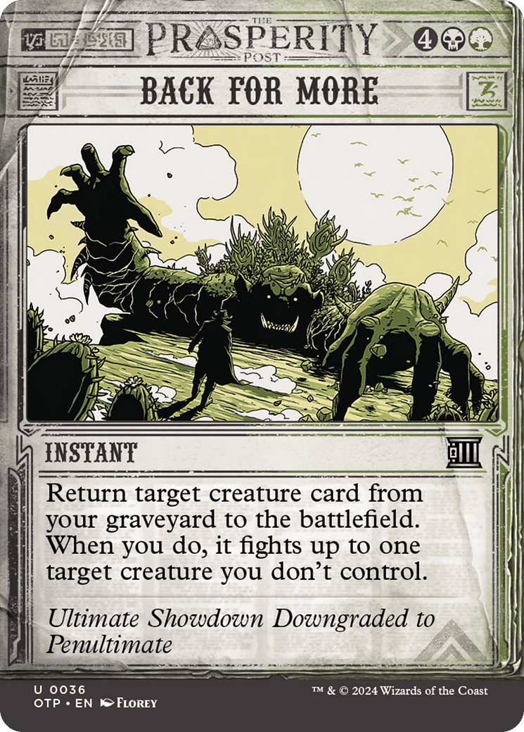 Back for More — Breaking News — Magic: The Gathering