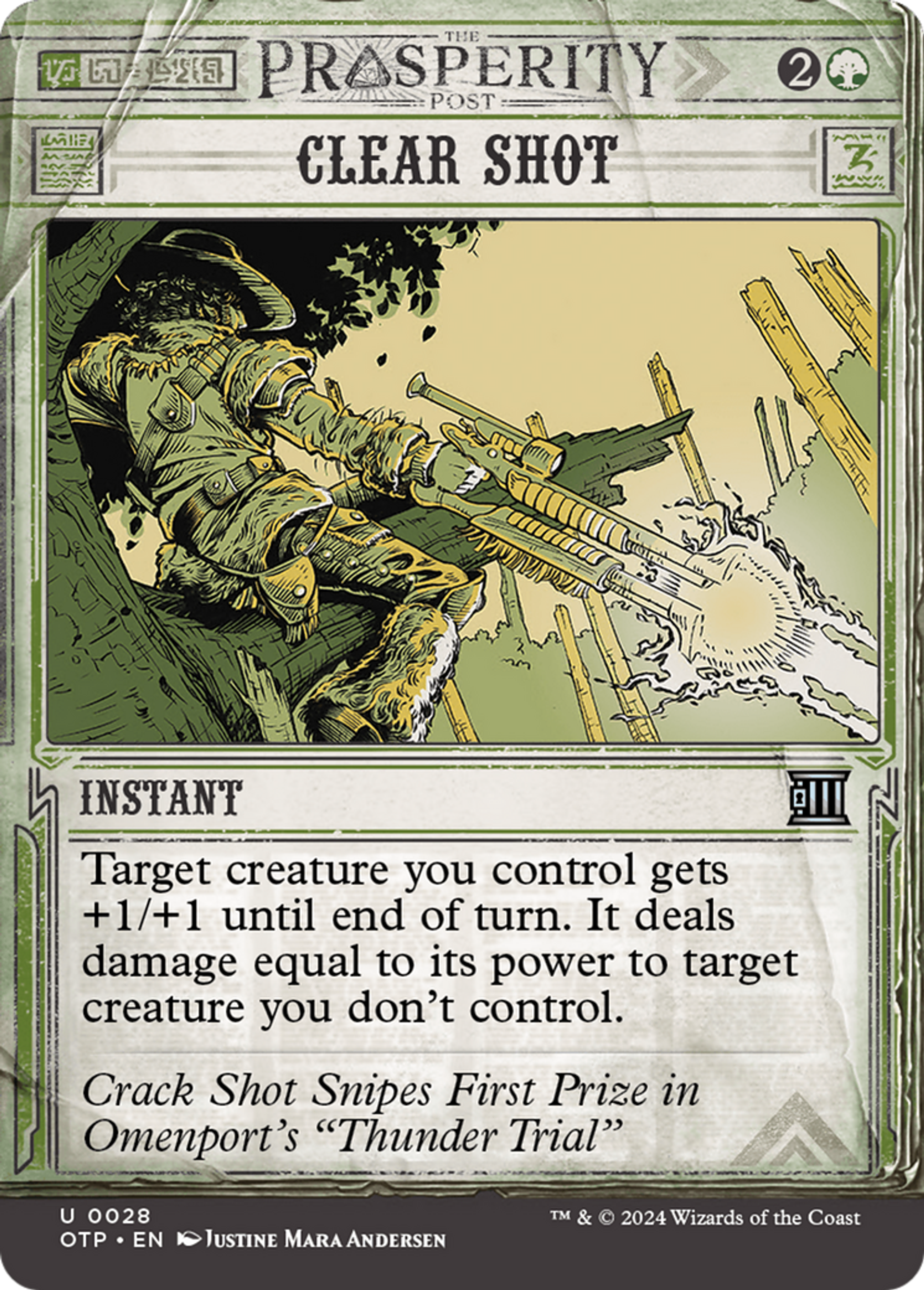 Tir dégagé — Breaking News — Magic: The Gathering
