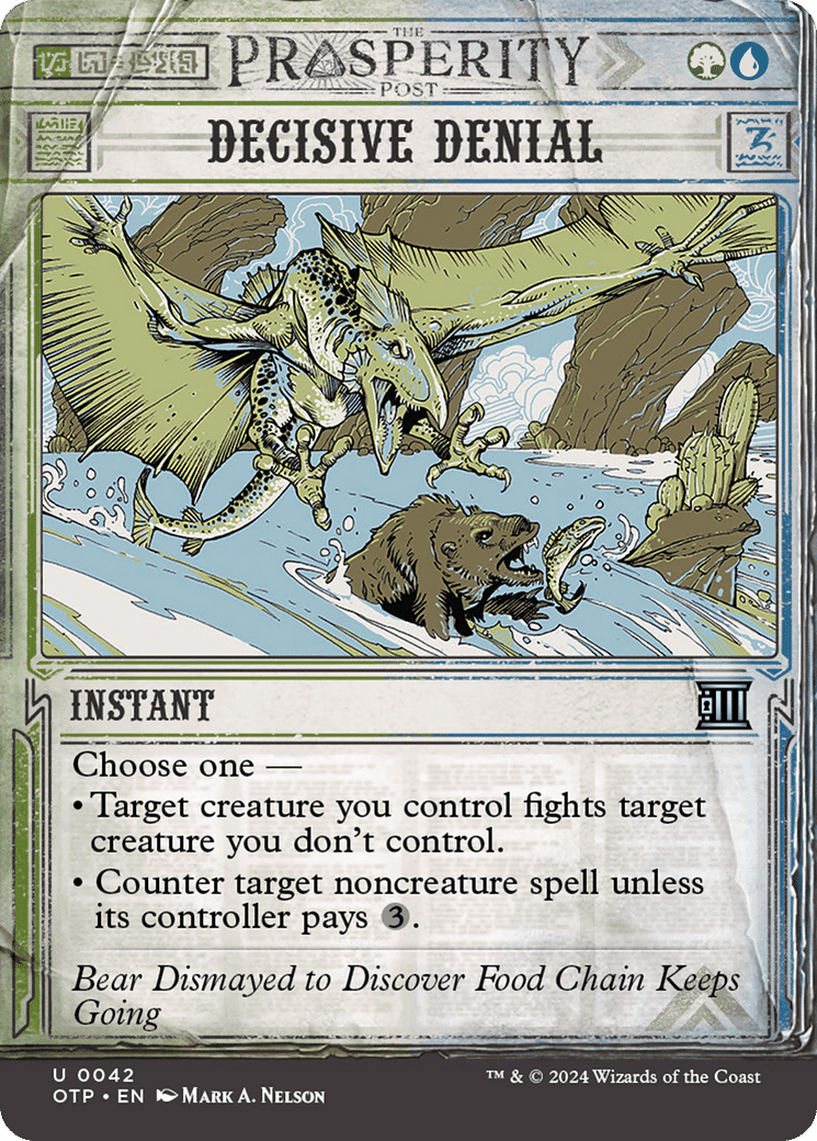 Decisive Denial — Breaking News — Magic: The Gathering