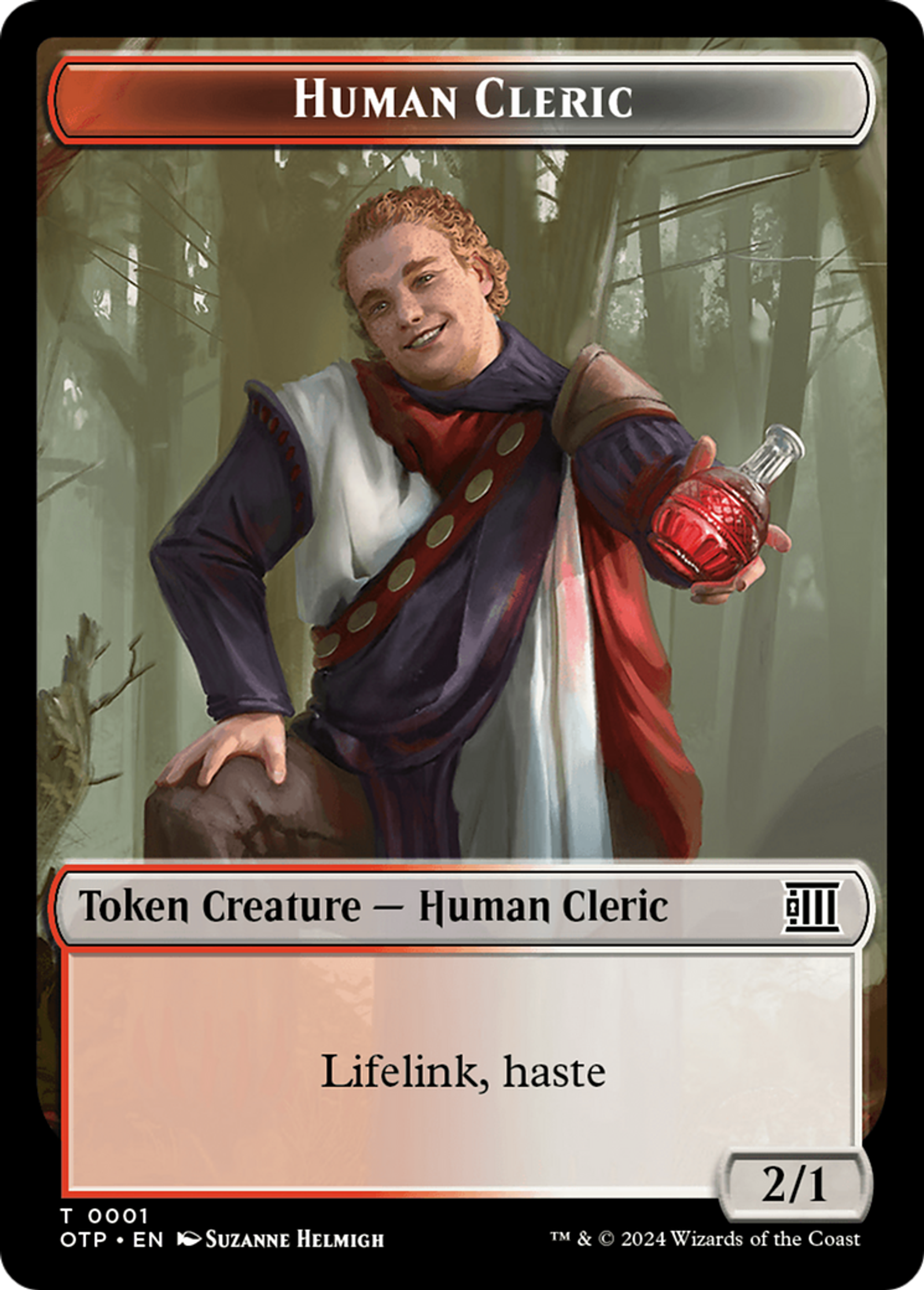 Human Cleric — Breaking News — Magic: The Gathering