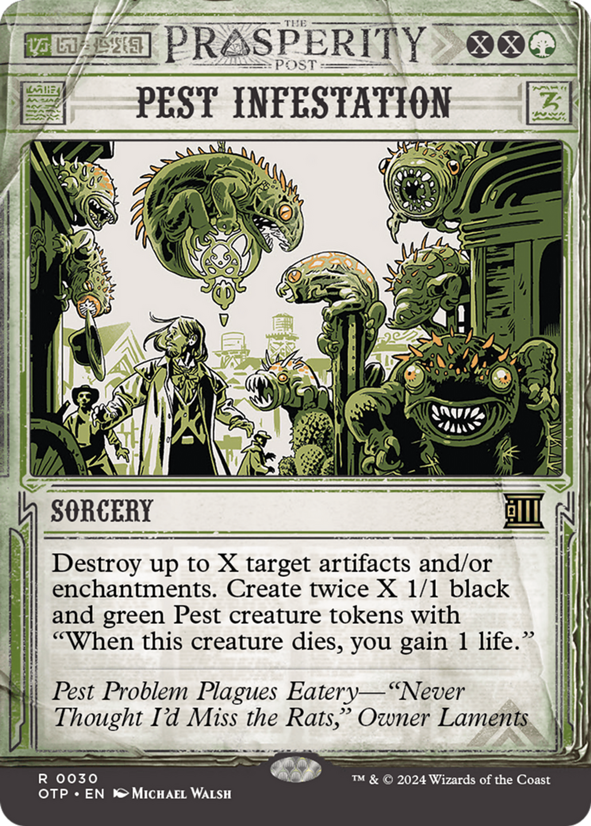 Pest Infestation — Breaking News — Magic: The Gathering