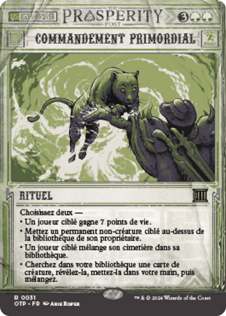 Commandement primordial — Breaking News — Magic: The Gathering