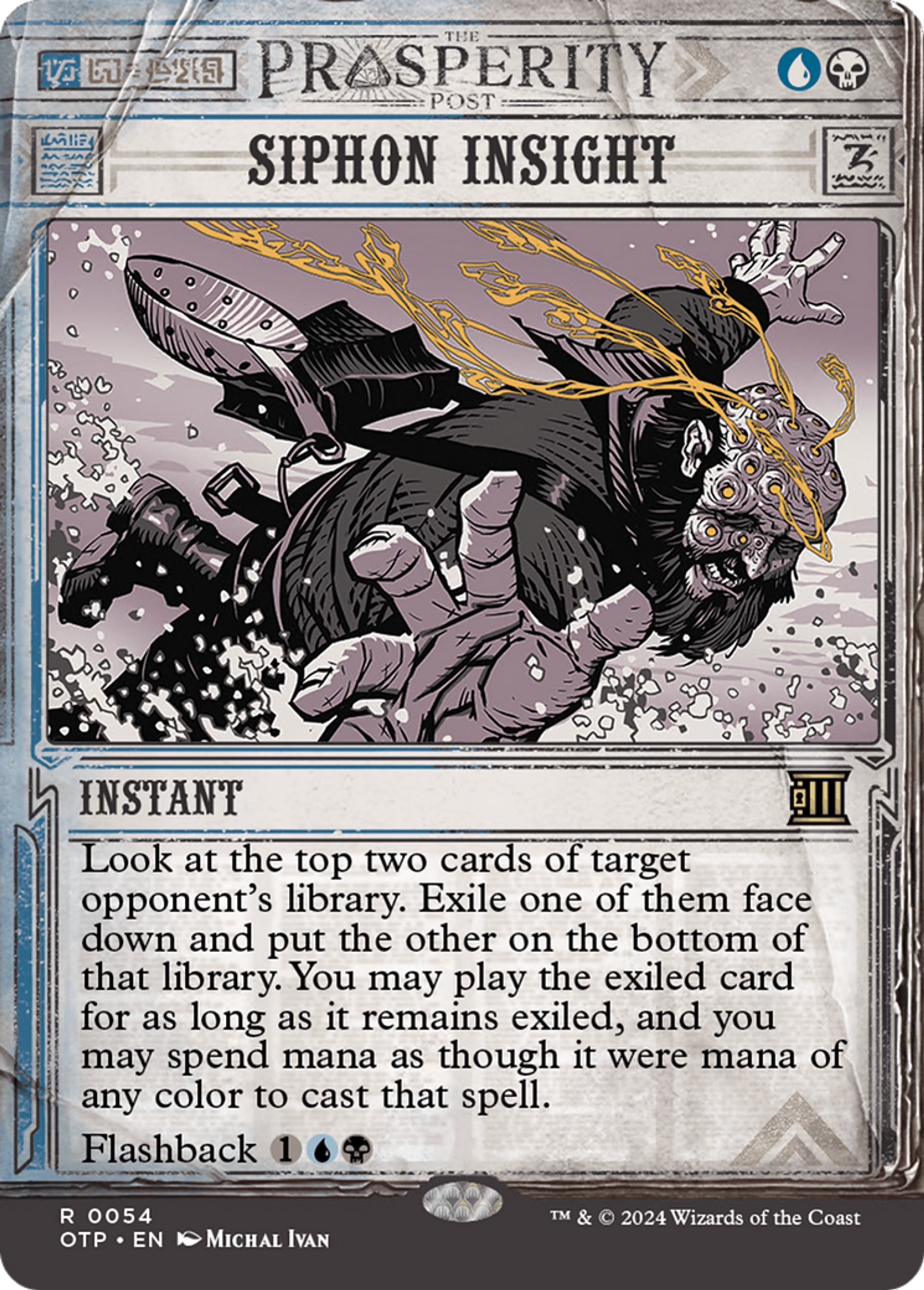 Perspicacité siphonnée — Breaking News — Magic: The Gathering