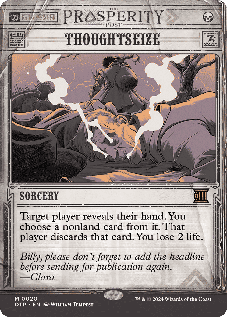 Thoughtseize — Breaking News — Magic: The Gathering