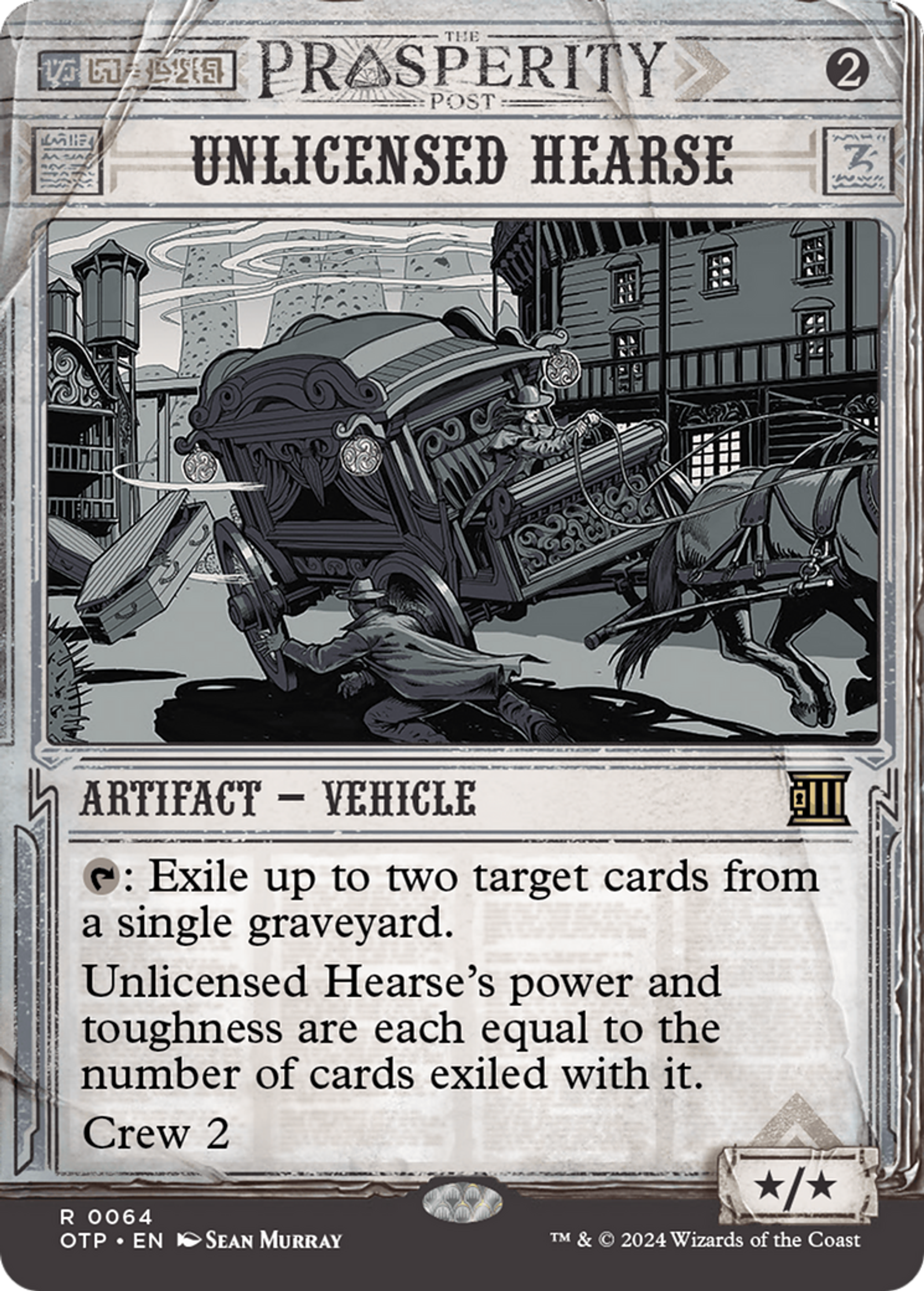 Unlicensed Hearse — Breaking News — Magic: The Gathering