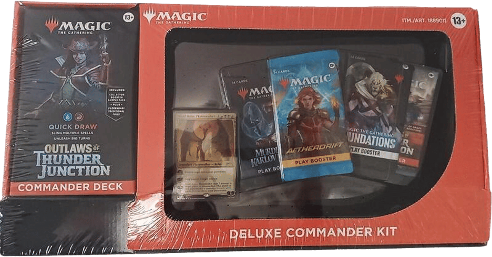 Outlaws of Thunder Junction Deluxe Commander Kit Quick Draw — Outlaws of Thunder Junction Commander — Magic: The Gathering