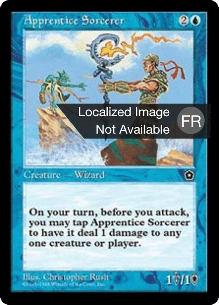 Apprenti ensorceleur — Portal Second Age — Magic: The Gathering