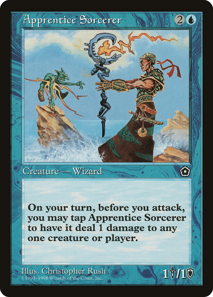 Apprentice Sorcerer — Portal Second Age — Magic: The Gathering
