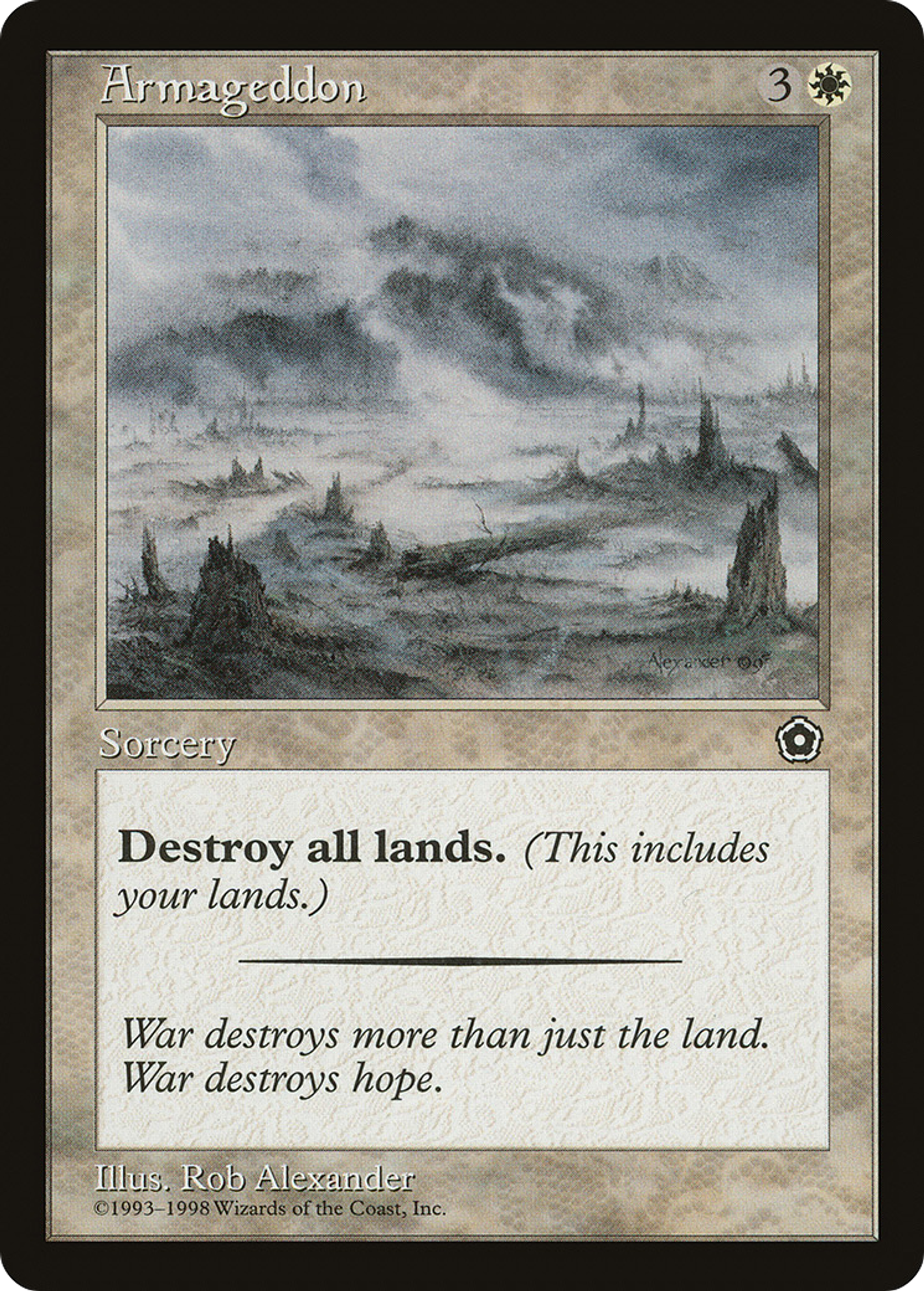 Armageddon — Portal Second Age — Magic: The Gathering