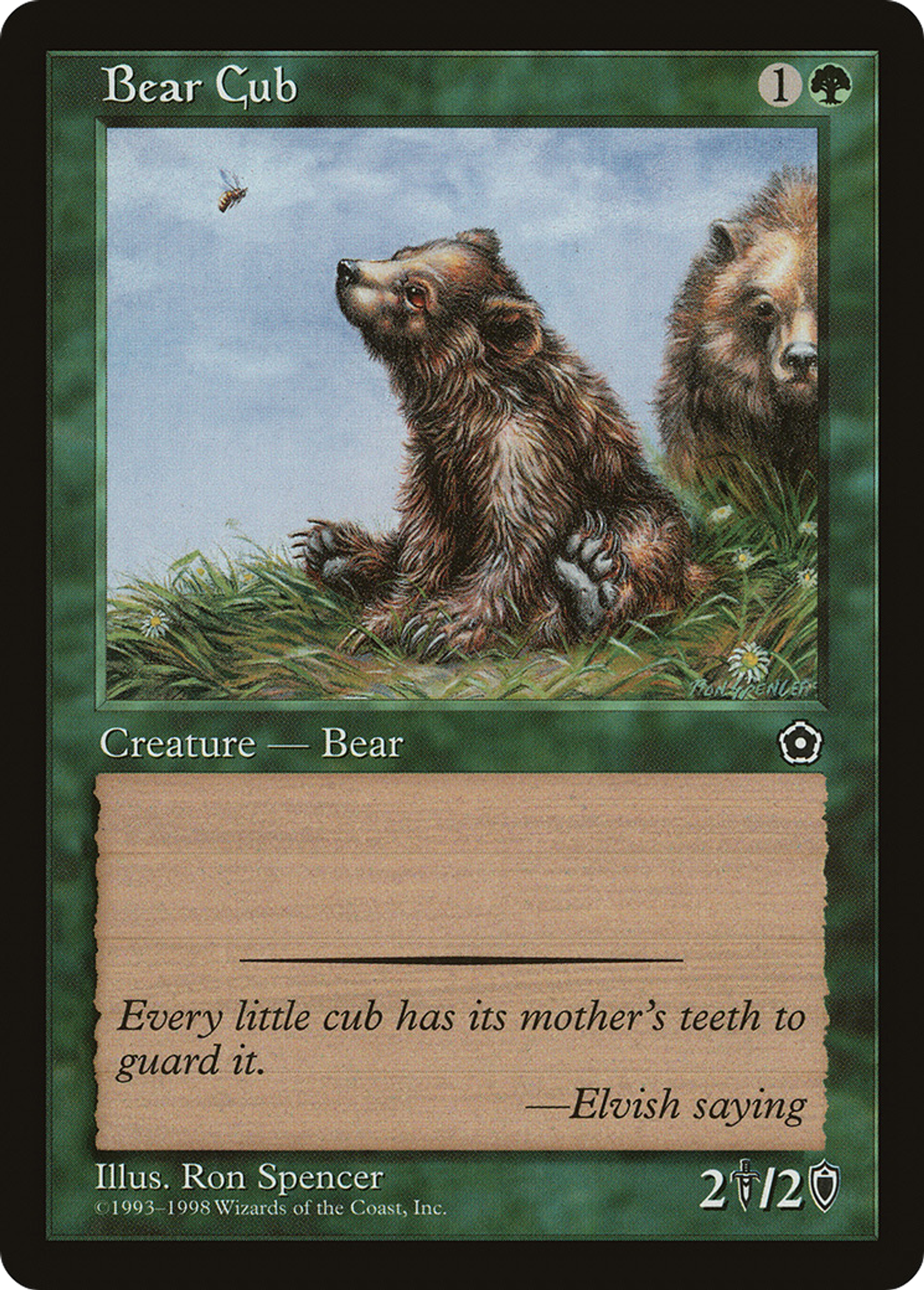 Ourson — Portal Second Age — Magic: The Gathering