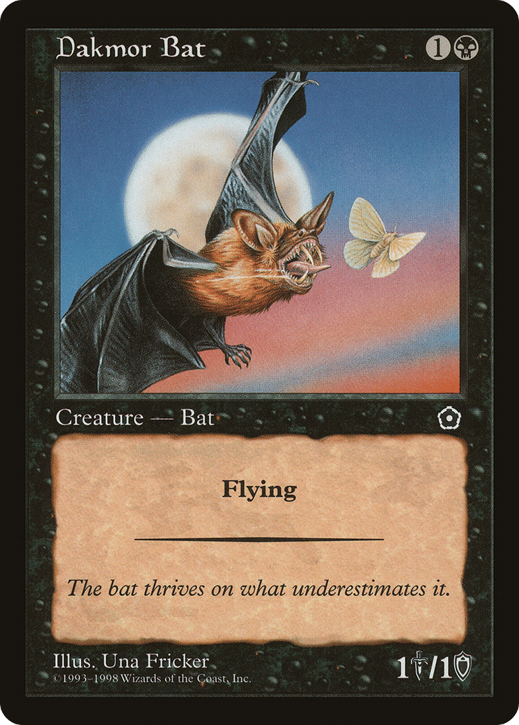 Dakmor Bat — Portal Second Age — Magic: The Gathering
