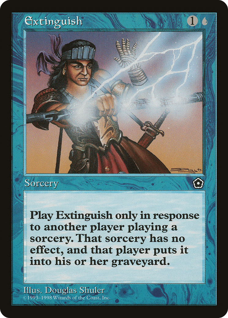 Extinguish — Portal Second Age — Magic: The Gathering