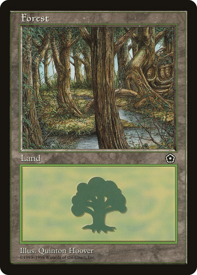 Forest — Portal Second Age — Magic: The Gathering