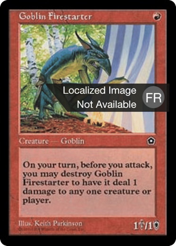 Boutefeu gobelin — Portal Second Age — Magic: The Gathering
