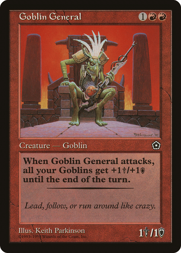 Goblin General — Portal Second Age — Magic: The Gathering