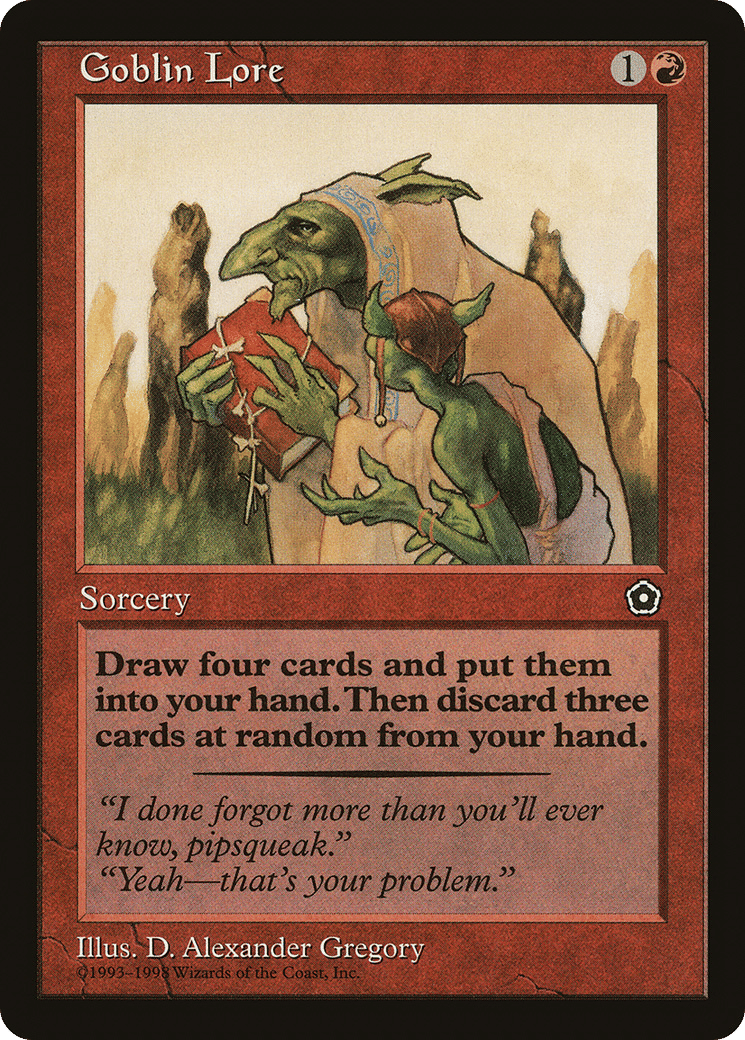 Goblin Lore — Portal Second Age — Magic: The Gathering