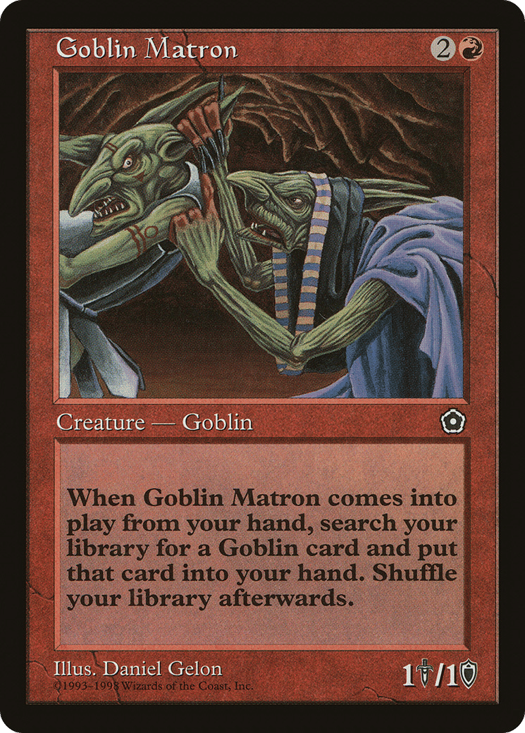 Goblin Matron — Portal Second Age — Magic: The Gathering