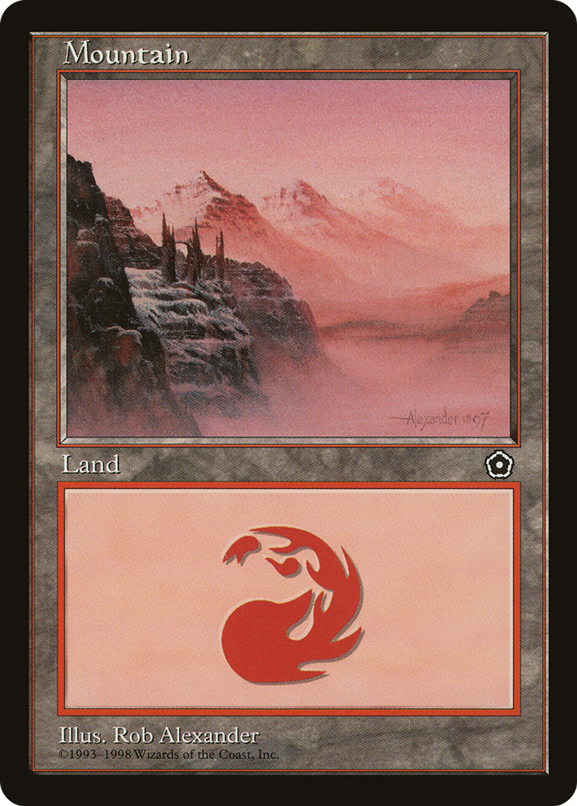 Mountain — Portal Second Age — Magic: The Gathering