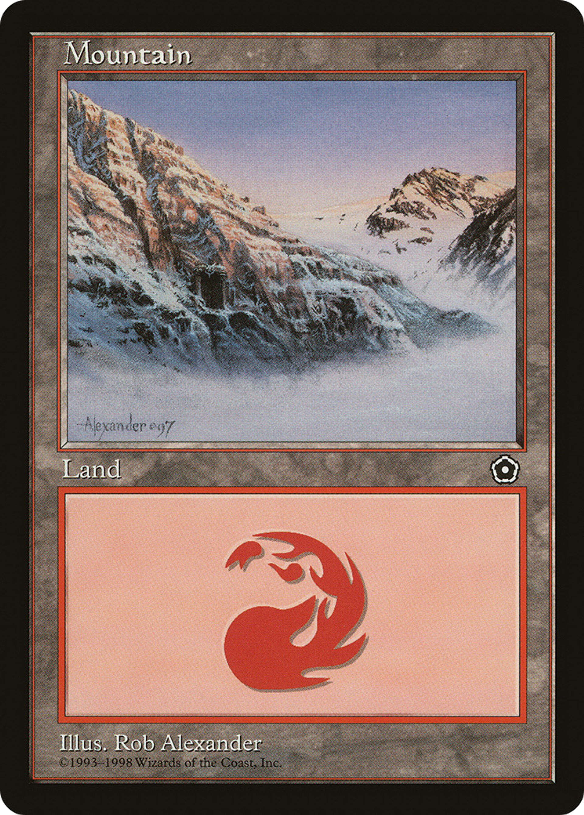 Montagne — Portal Second Age — Magic: The Gathering