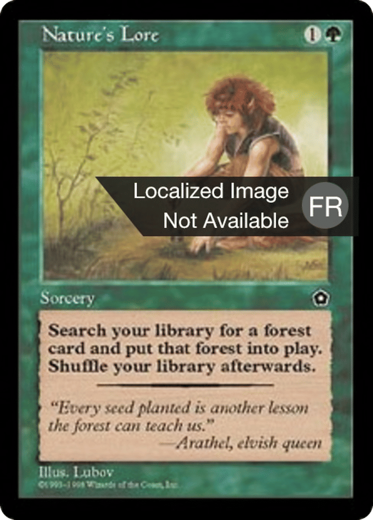 Sapience naturaliste — Portal Second Age — Magic: The Gathering