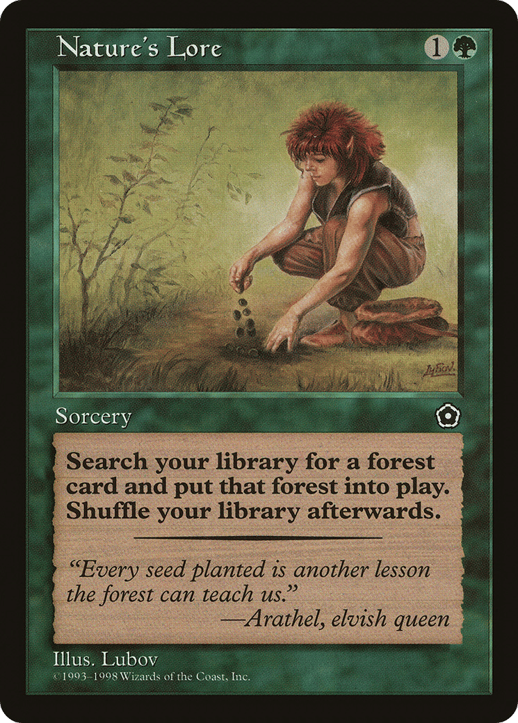 Nature's Lore — Portal Second Age — Magic: The Gathering