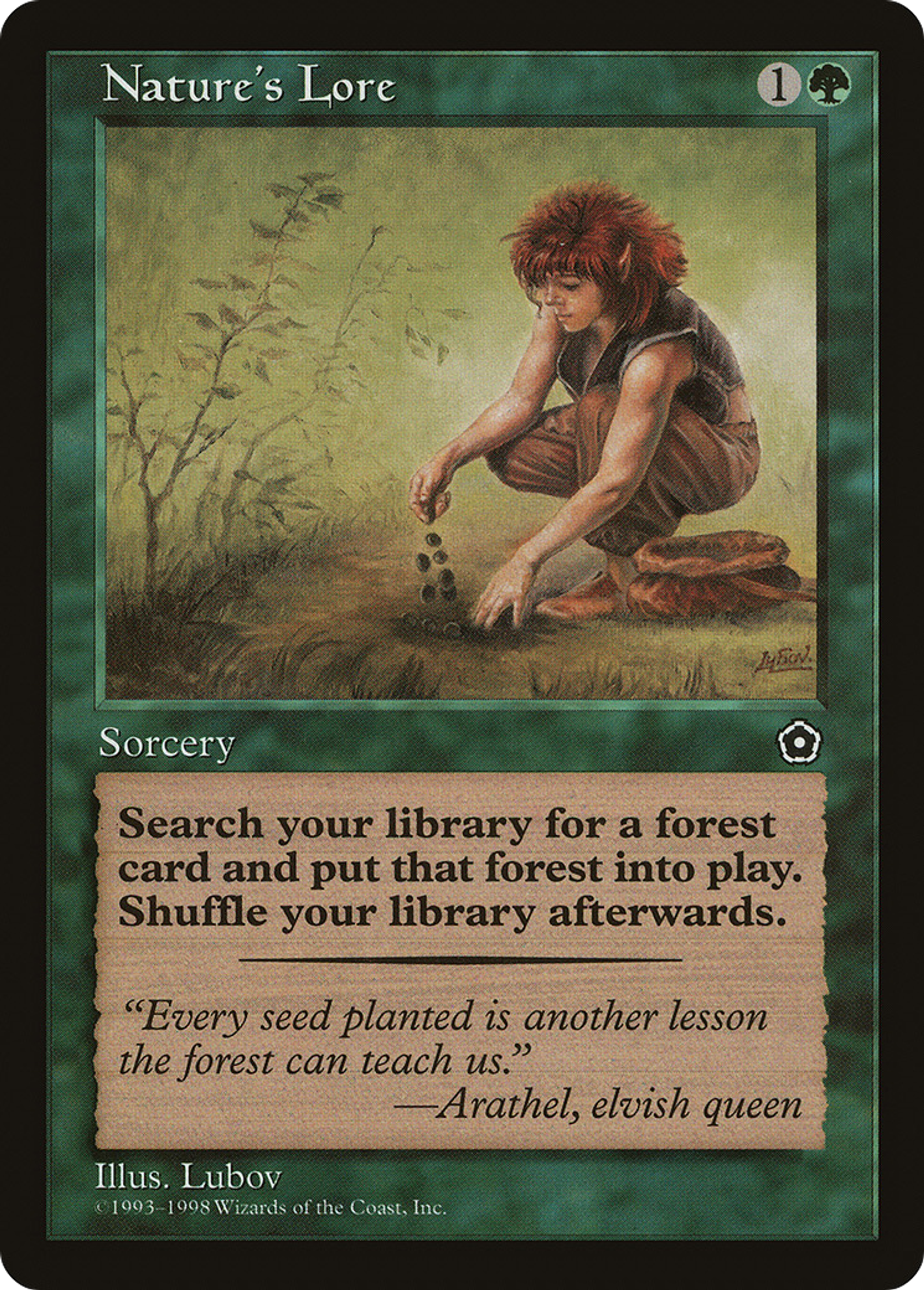 Nature's Lore — Portal Second Age — Magic: The Gathering