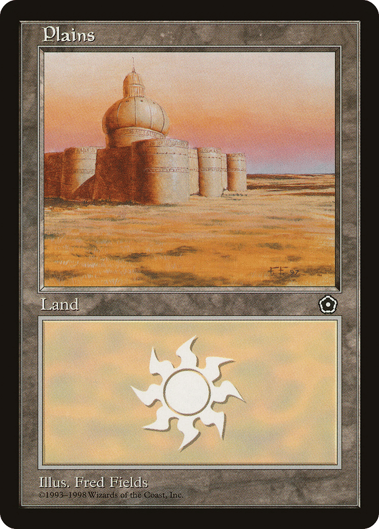 Plains — Portal Second Age — Magic: The Gathering