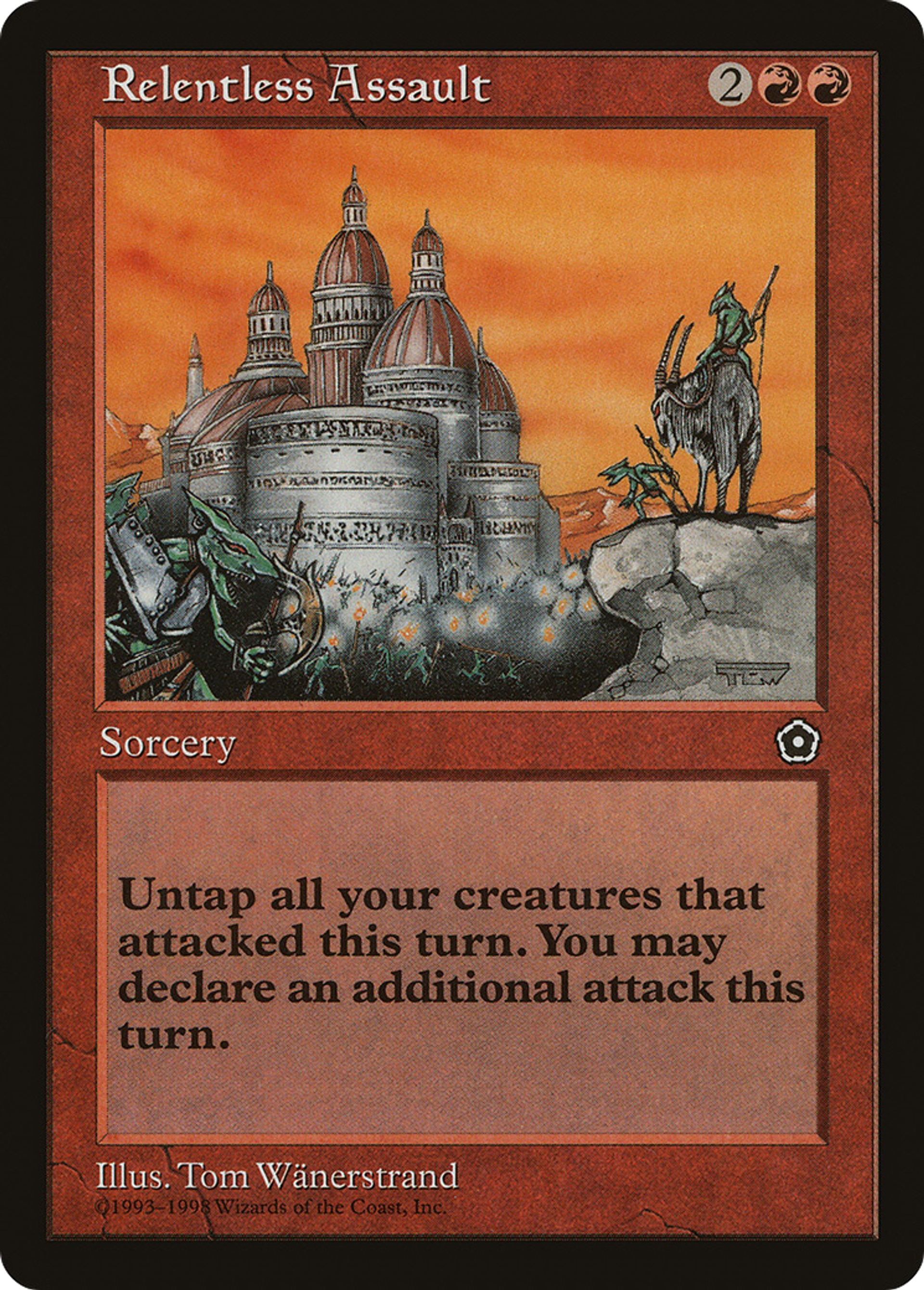 Relentless Assault — Portal Second Age — Magic: The Gathering