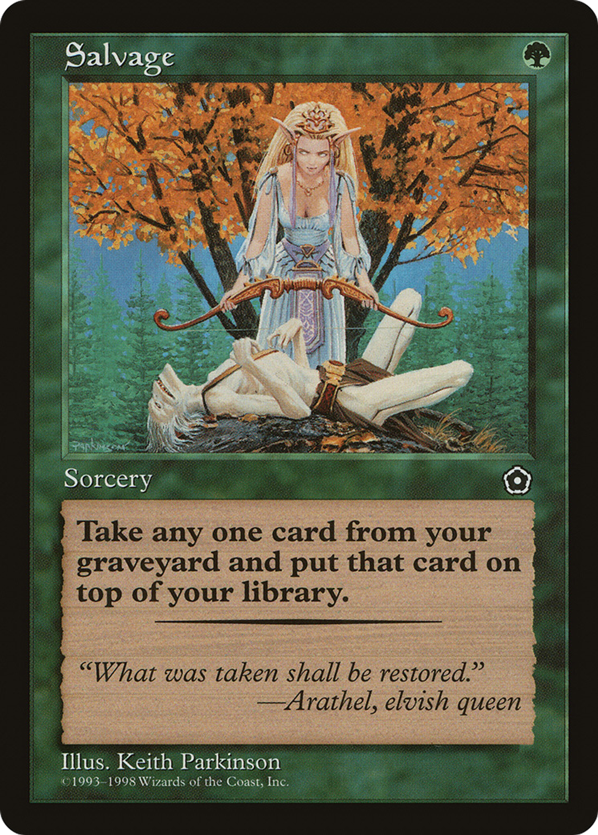 Sauvetage — Portal Second Age — Magic: The Gathering