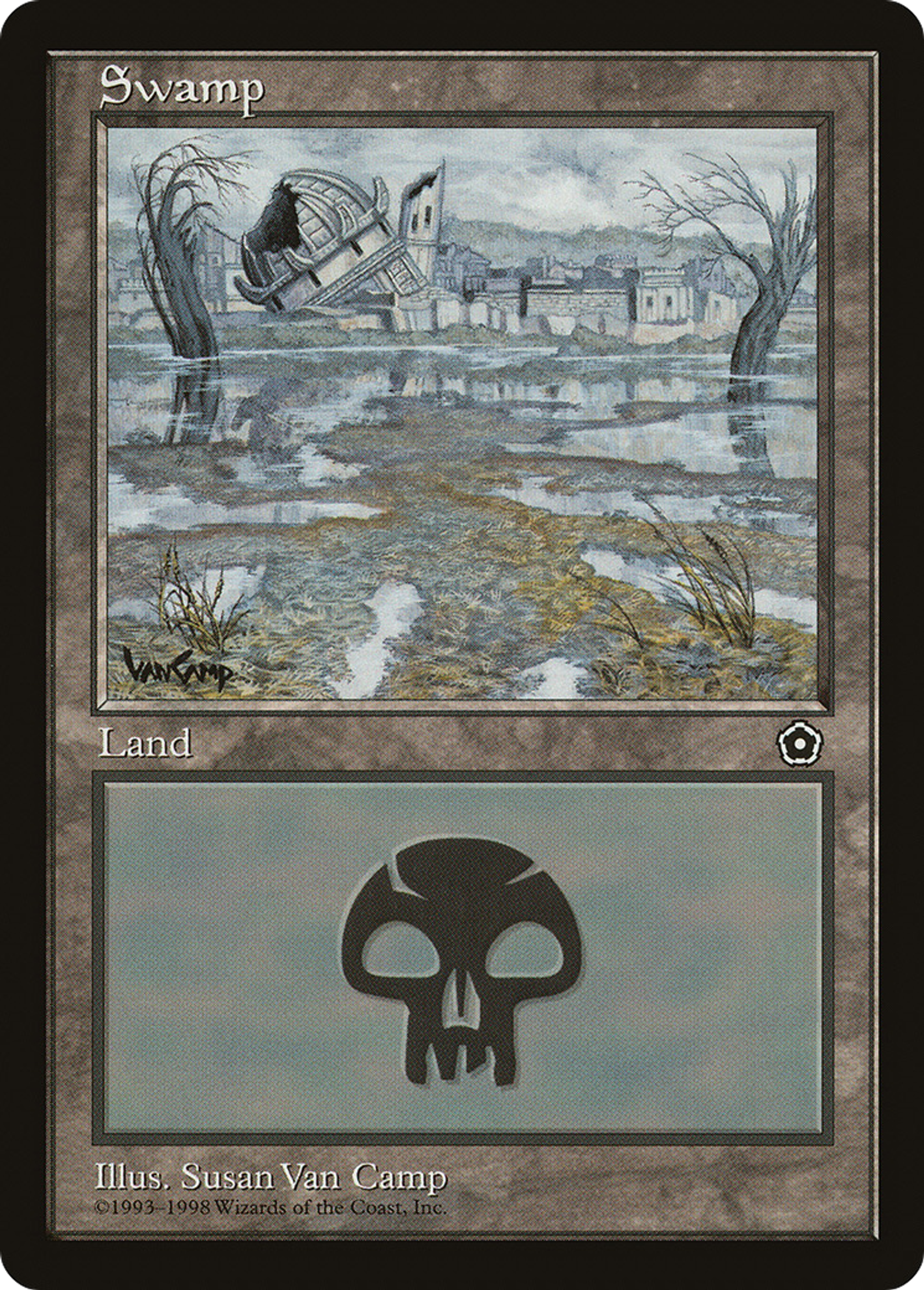 Swamp — Portal Second Age — Magic: The Gathering