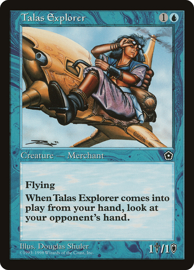 Talas Explorer — Portal Second Age — Magic: The Gathering