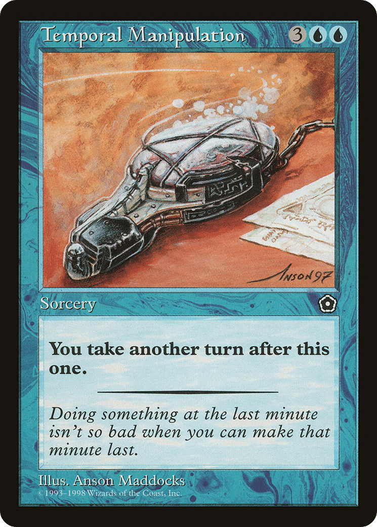 Temporal Manipulation — Portal Second Age — Magic: The Gathering