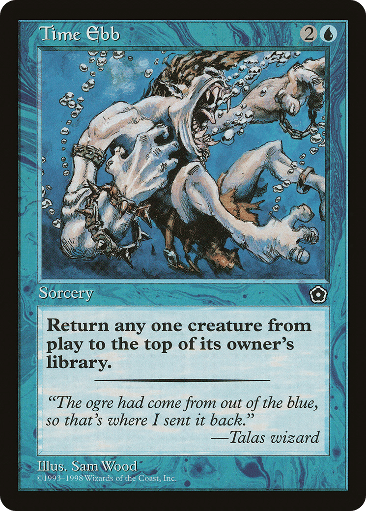 Time Ebb — Portal Second Age — Magic: The Gathering