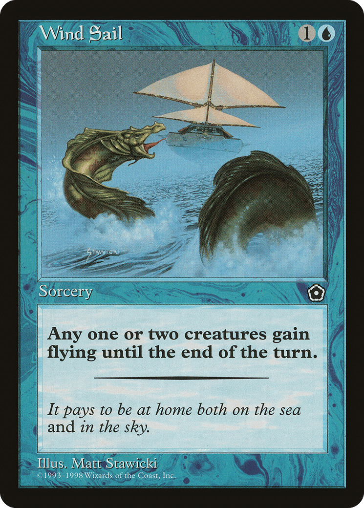 Wind Sail — Portal Second Age — Magic: The Gathering
