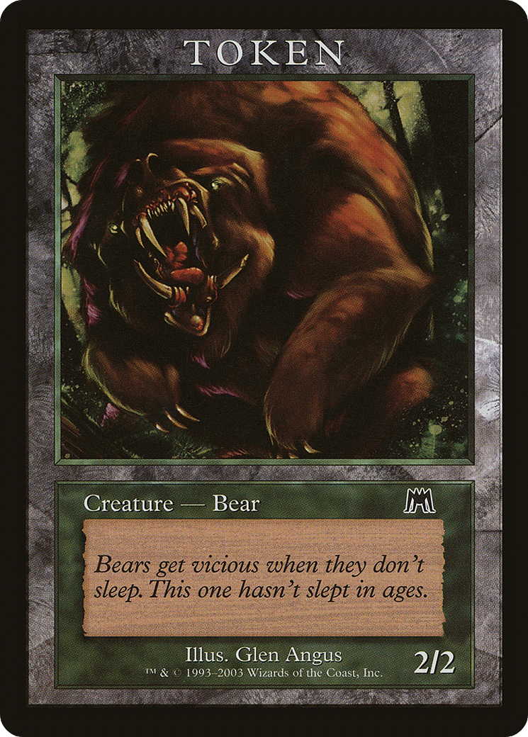 Bear — Magic Player Rewards 2003 — Magic: The Gathering